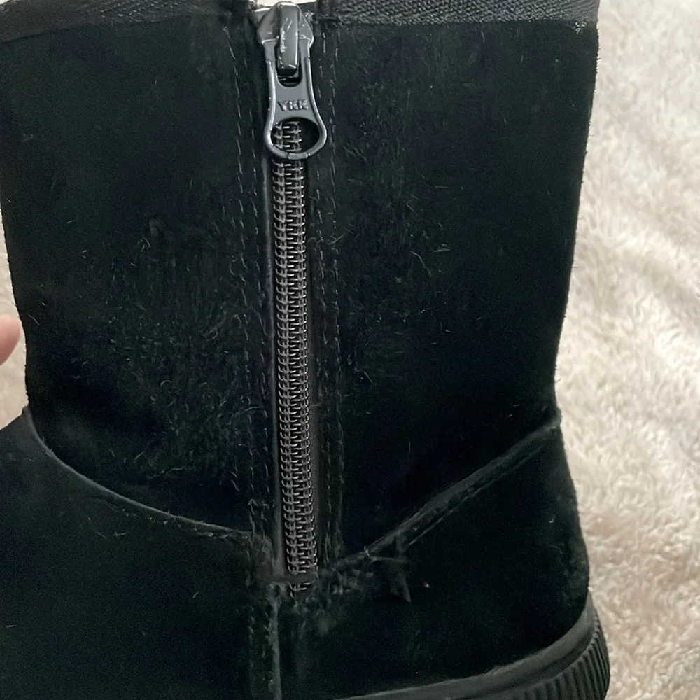 Cat & Jack suede leather boots size 2